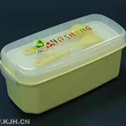 1073長(cháng)方雙層飯盒