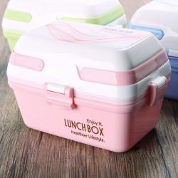 百寶長(cháng)方形多層飯盒(6