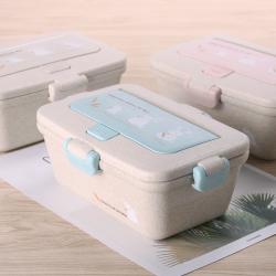 麥香長(cháng)方形便當盒（帶格