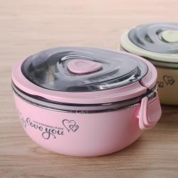 愛(ài)心小號不銹鋼便當盒