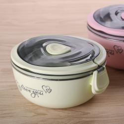 愛(ài)心大號不銹鋼便當盒