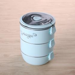 愛(ài)心大號三層不銹鋼便