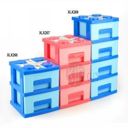 積木小層柜（正方2小、3