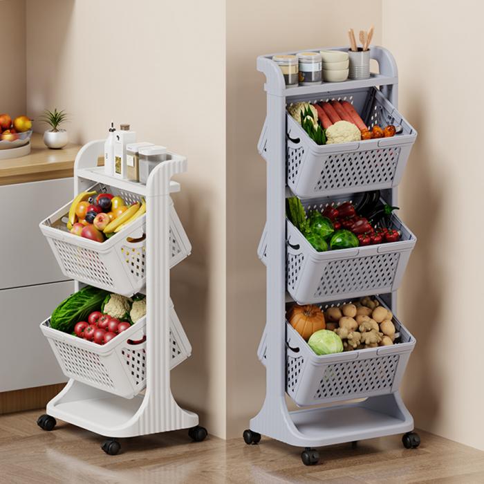 折疊廚房收納架(二層/三層)