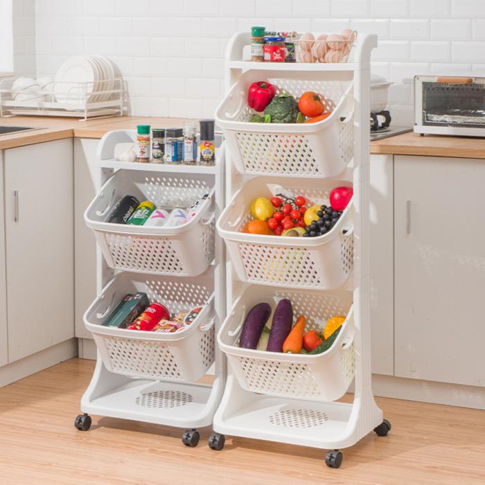 推車(chē)廚房收納架(二層/三層)