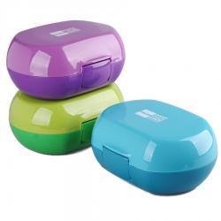 鮮樂(lè )雙層3格餐盒（橢圓7