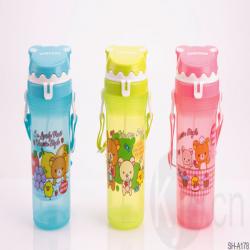 樂(lè )彩卡通兒童水壺（吸管