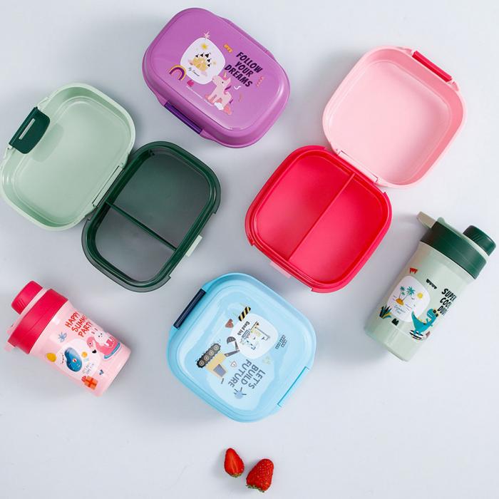 童彩翻蓋便當盒+運動(dòng)