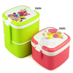 方型手提飯盒、雙層飯