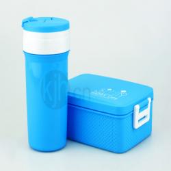 雅軒樂(lè )彩飯盒水壺套裝