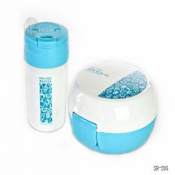 樂(lè )派圓形分隔餐盒+隨