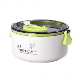 可伊圓形不銹鋼便當盒