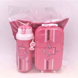 長(cháng)方便當盒+500CC水壺