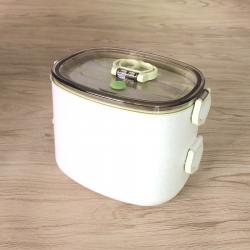 樂(lè )竹便當盒雙層(竹纖