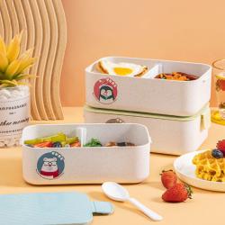 麥雅長(cháng)方形便當盒1000